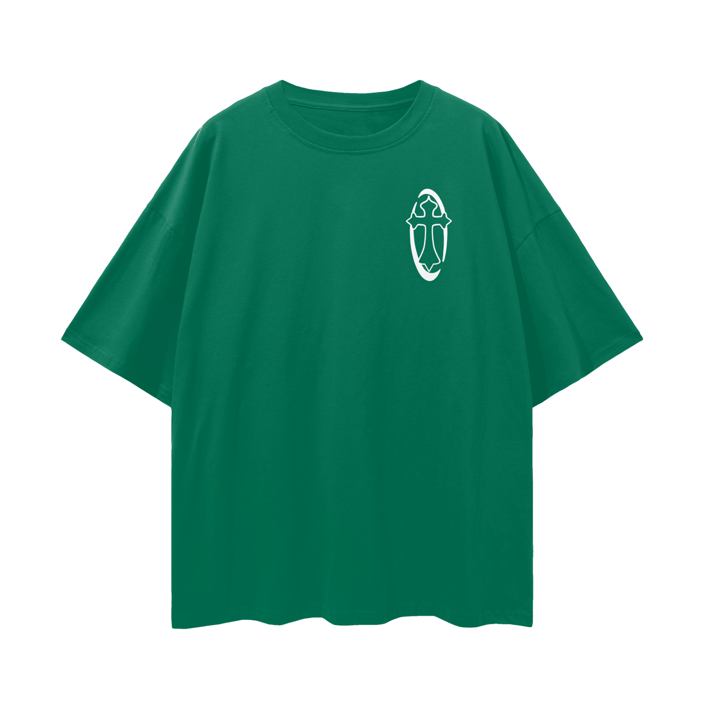 TCC "CONQUER" Deep Drop Shoulder Tee