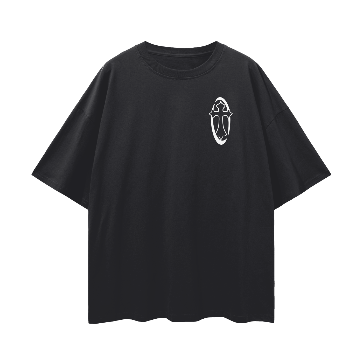 TCC "CONQUER" Deep Drop Shoulder Tee