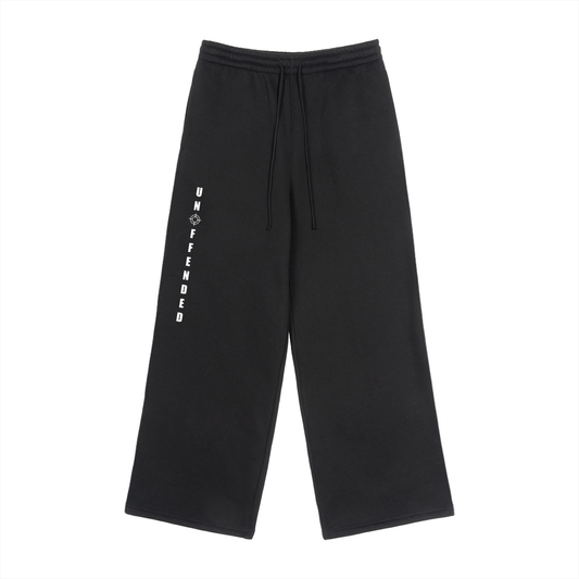 Fleece Drawstring Straight-Leg Sweatpants