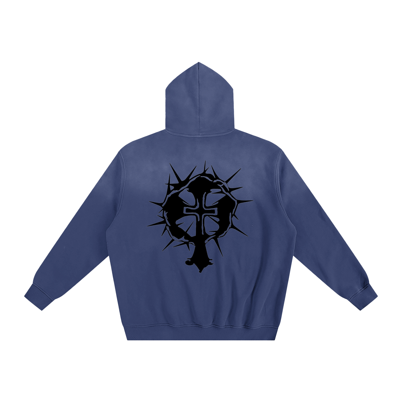 TCC "Crown of Thorns" Sunfade Fleeced Hoodie